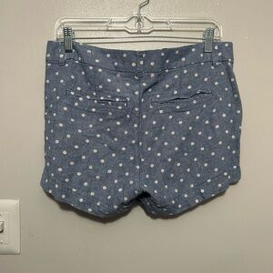 Old Navy Blue Jean Shorts with Playful Polka Dots